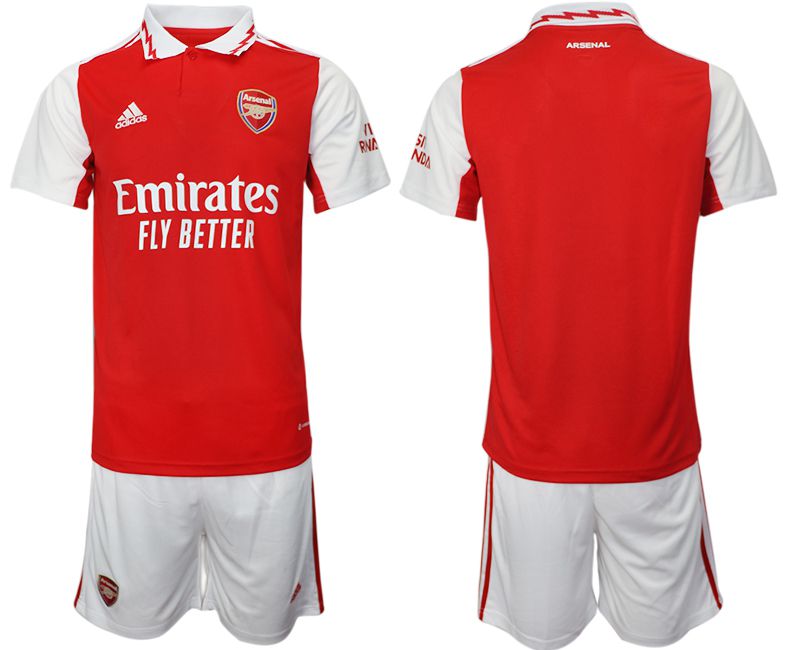 Cheap Men 2022-2023 Club Arsenal home red blank Soccer Jersey